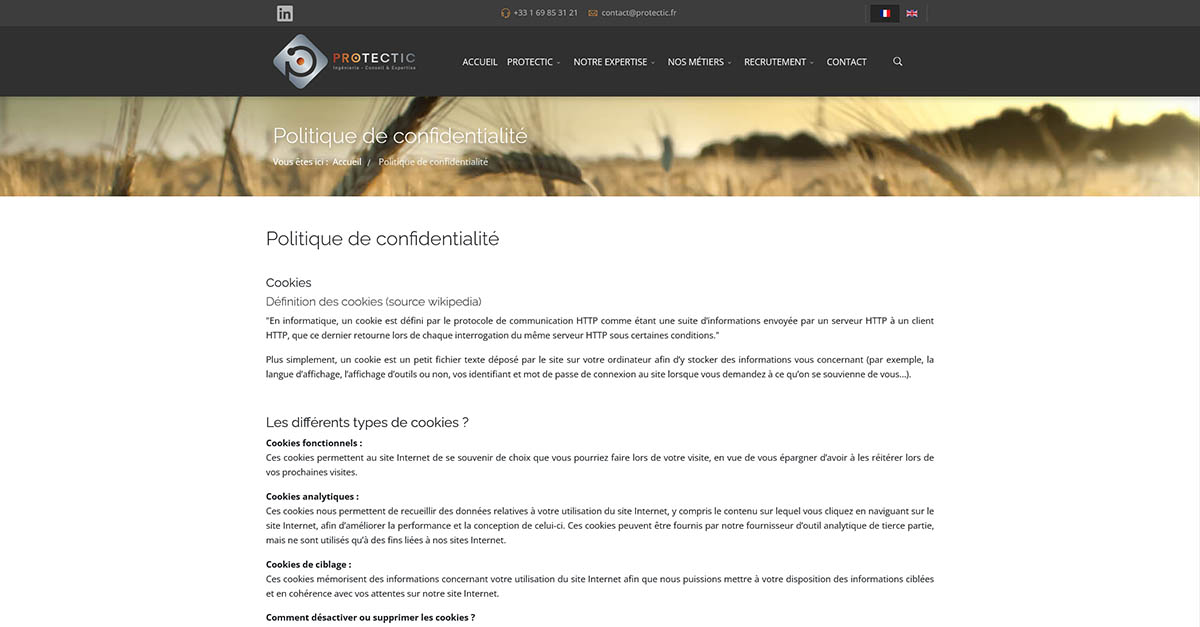 Gestion des cookies, de vos données, quelle est la politique de ...